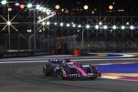 Colapinto revela por qué sufrió con el Alpine el viernes del GP de Singapur