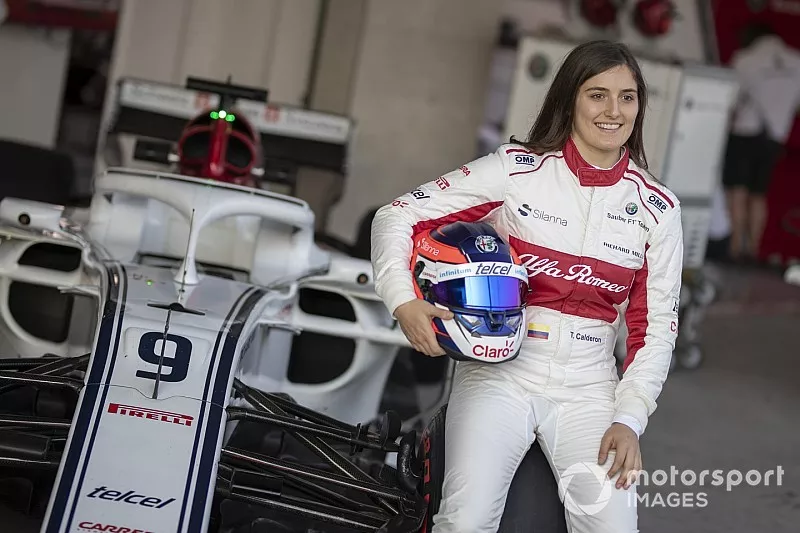 Tatiana Calderon, Sauber Test Driver 