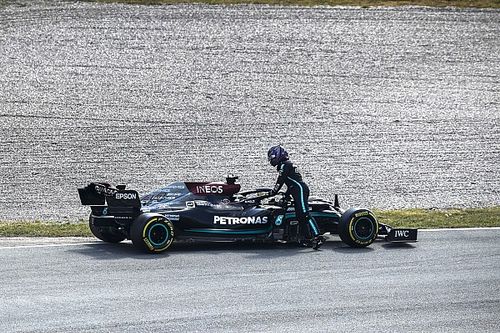 Hamilton se aferra a los datos de Bottas en la FP2 de Zandvoort