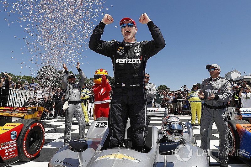 Road America IndyCar: Newgarden wins, Power and Rossi hit trouble