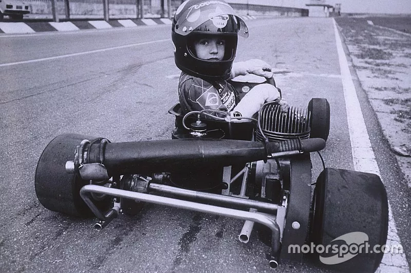 In&iacute;cio de carreira de Christian Fittipaldi no Kart