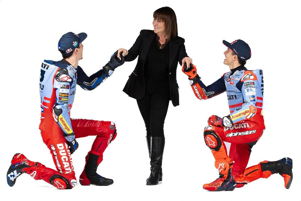 Alex Márquez, Gresini Racing, Nadia Padovani, Propietaria y directora de del equipo Gresini, Marc Márquez, Gresini Racing