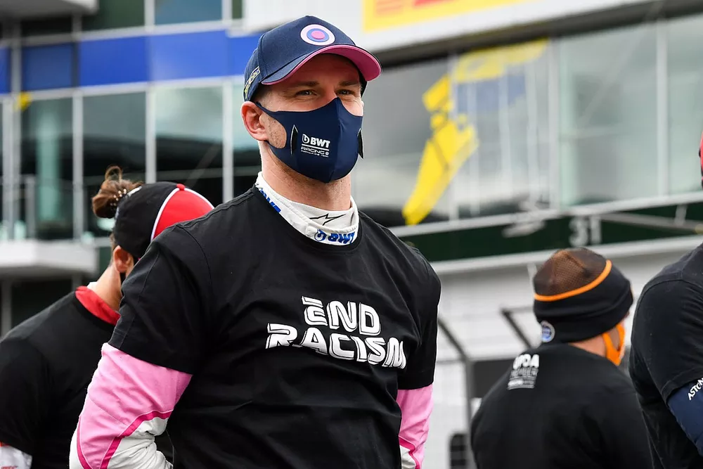 Nico Hulkenberg, Racing Point, on the grid