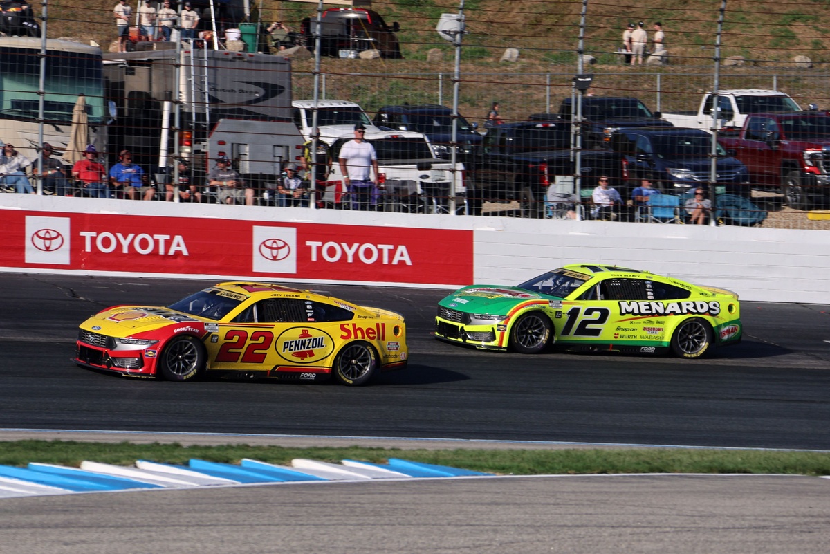 'Here come the yellow cars' as NASCAR playoffs shift at Loudon