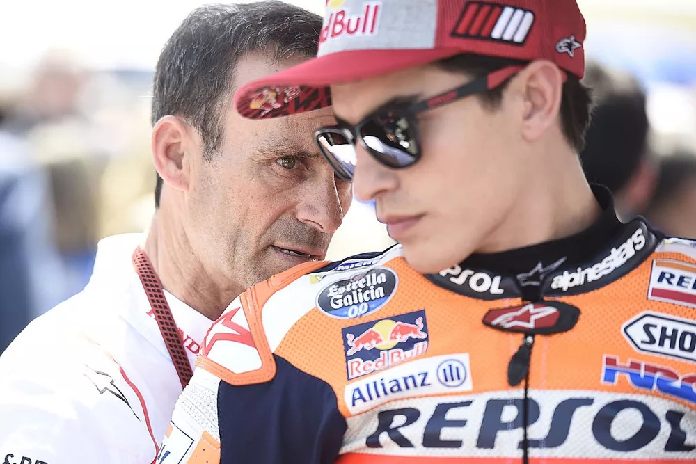 Alberto Puig, team principal Repsol Honda Team, Marc Marquez, Repsol Honda Team