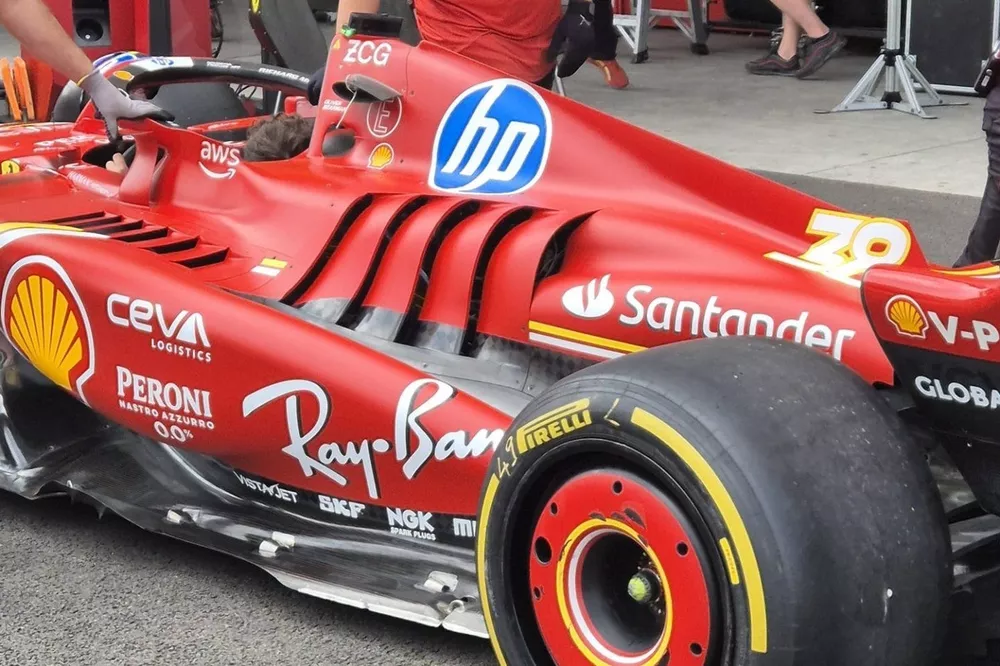 Ferrari SF-24 dettaglio tecnico