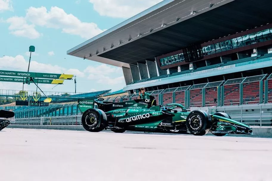 Jak Crawford, Aston Martin, Test Pirelli all'Hungaroring