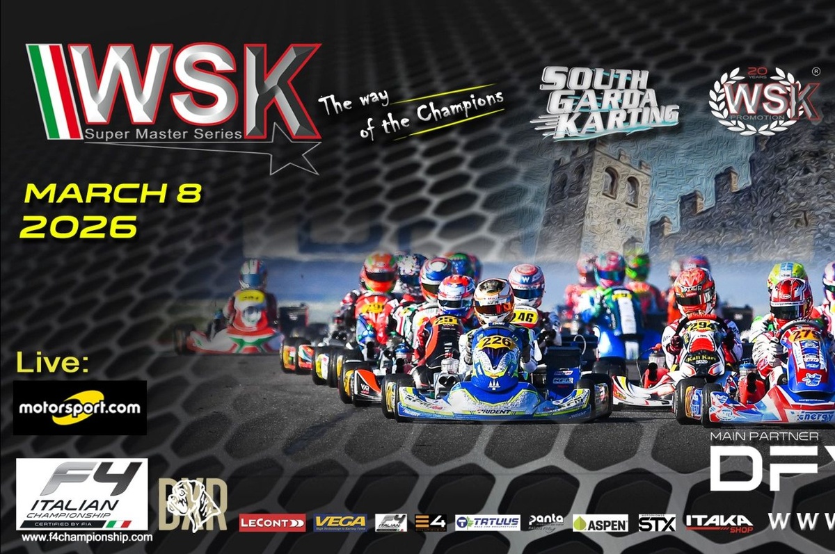 LIVE: WSK Super Master Series - Round 4 in Lonato