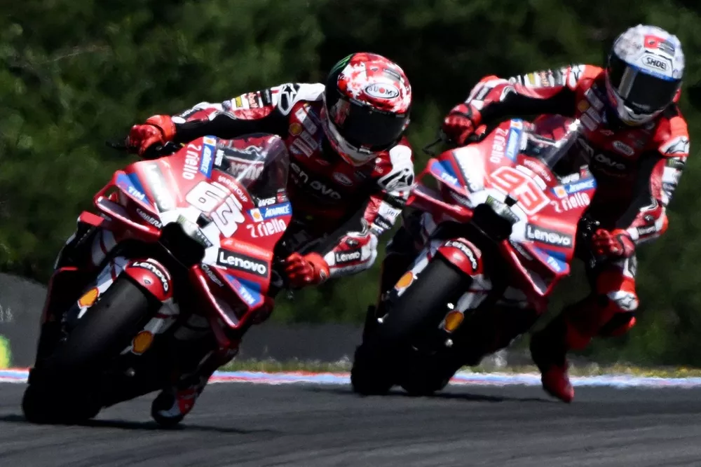 Francesco Bagnaia, Ducati Team, Marc Marquez, Ducati Team