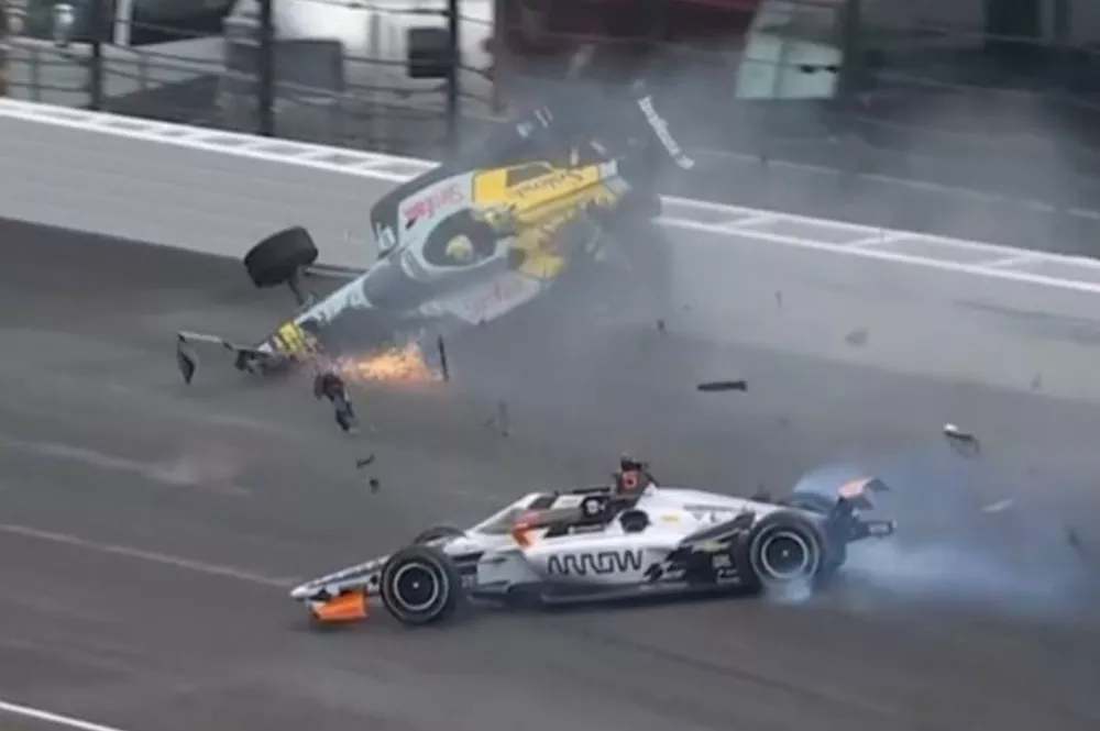 Indy crash