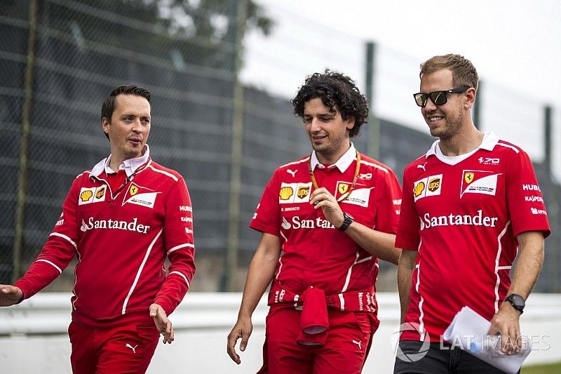 Sebastian Vettel, Ferrari y Antonio Giovinazzi, Ferrari
