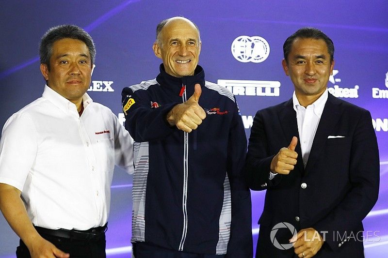 Katsuhide Moriyama Honda, Honda de Masashi Yamamoto, Franz Tost, director del equipo, Scuderia Toro Rosso