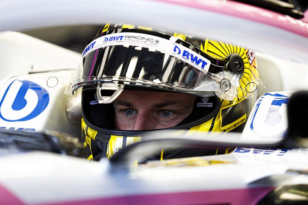 Nico Hulkenberg, Racing Point RP20, dans le cockpit