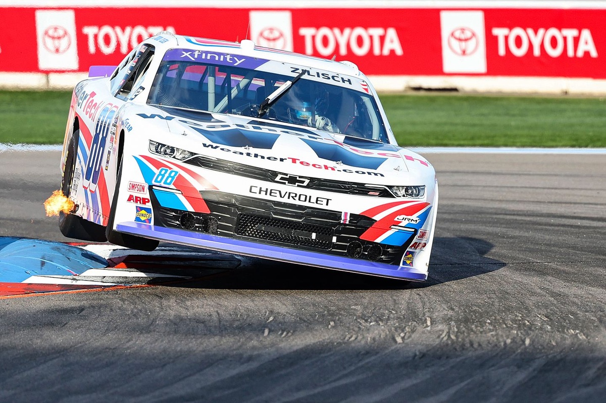 Connor Zilisch wins at Roval; Gray eliminated from Xfinity playoffs by one point
