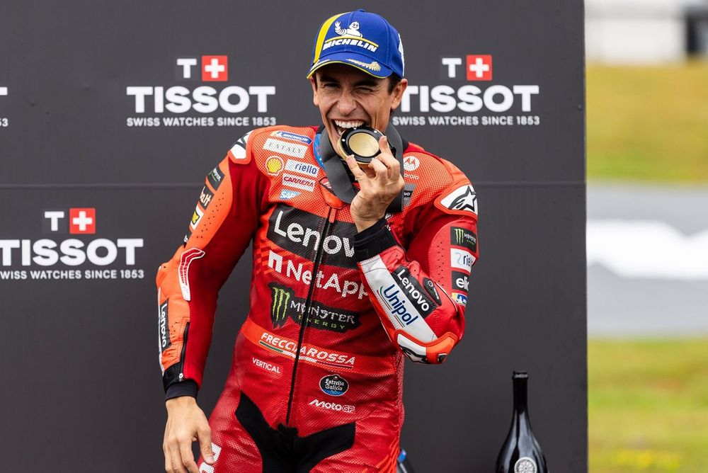 Podio: Marc Márquez, Ducati Team