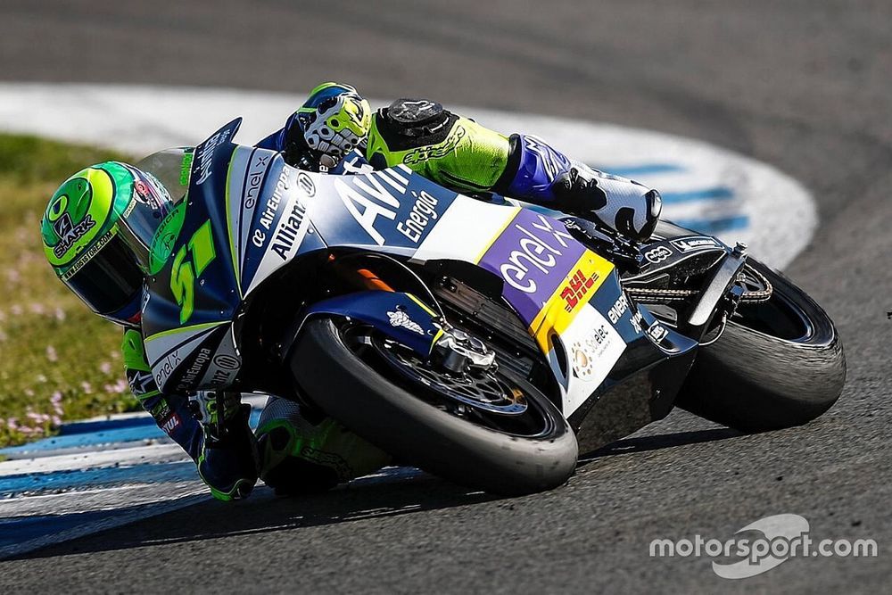 Eric Granado pilota a Energica Ergo Corsa da equipe Avintia Sponsorama
