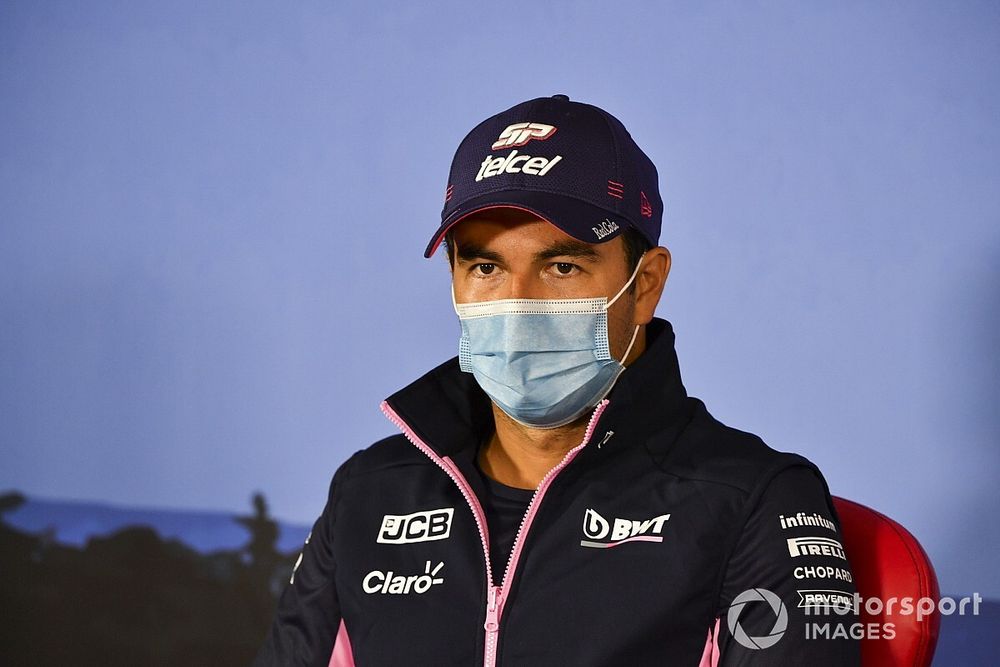 Sergio Pérez, Racing Point en la conferencia de prensa