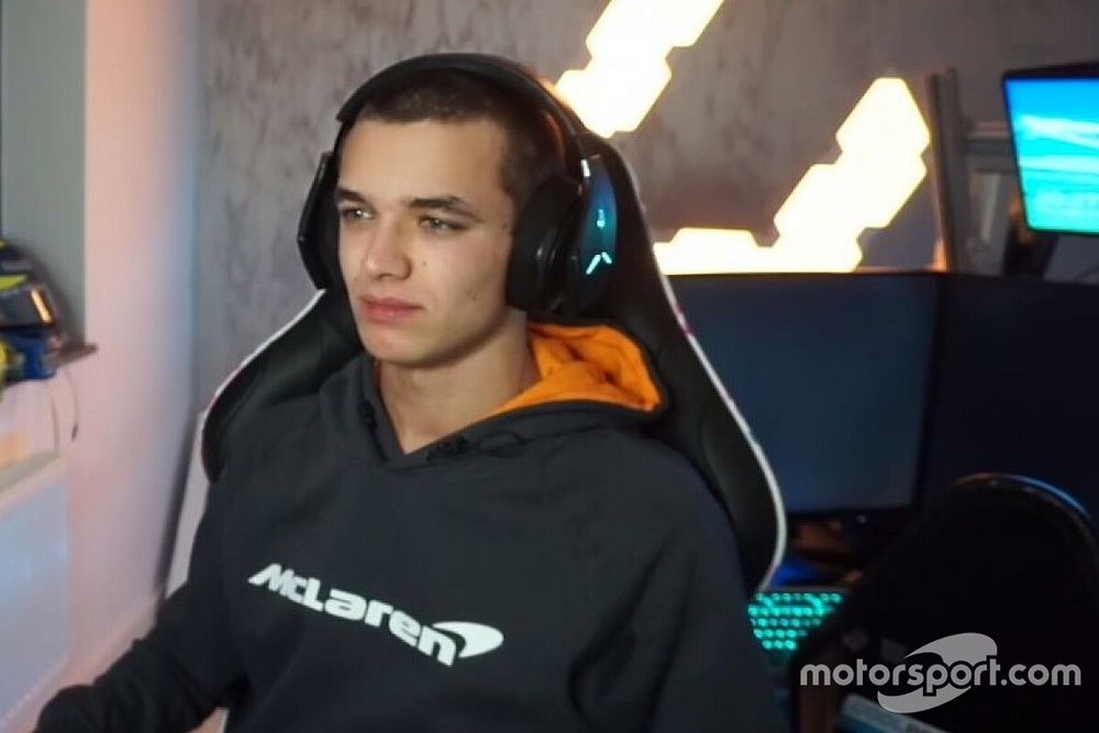 Lando Norris ap&oacute;s cortar cabelo