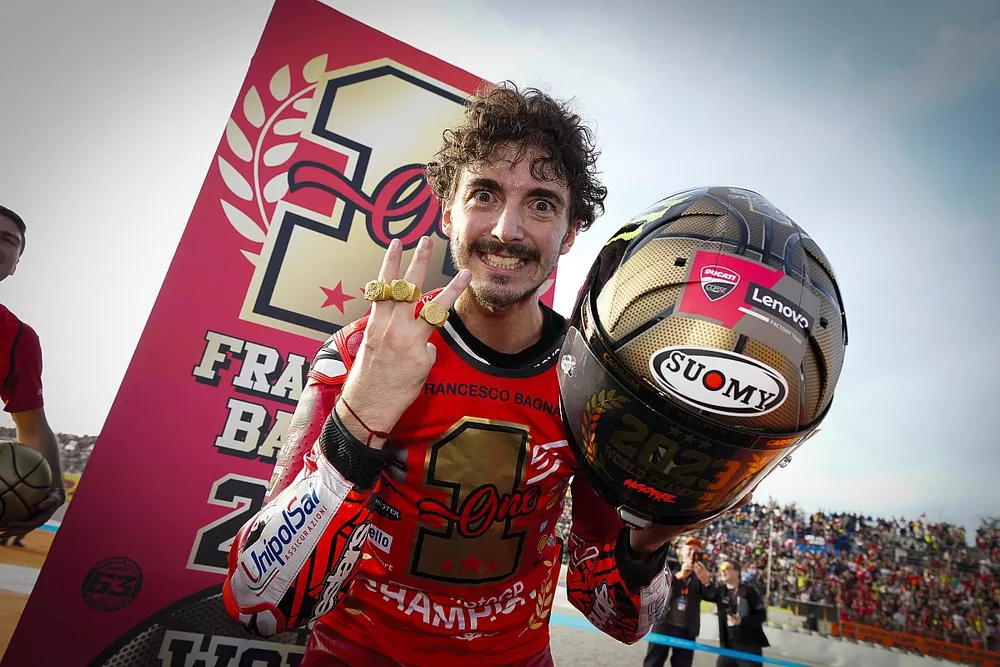 Le Champion du monde Francesco Bagnaia, Ducati Team