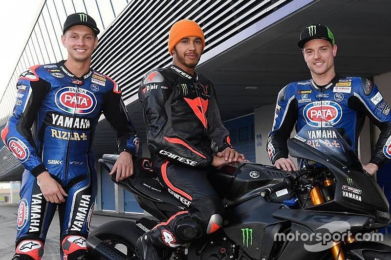 GALERÍA: Lewis Hamilton y la Yamaha R1M
