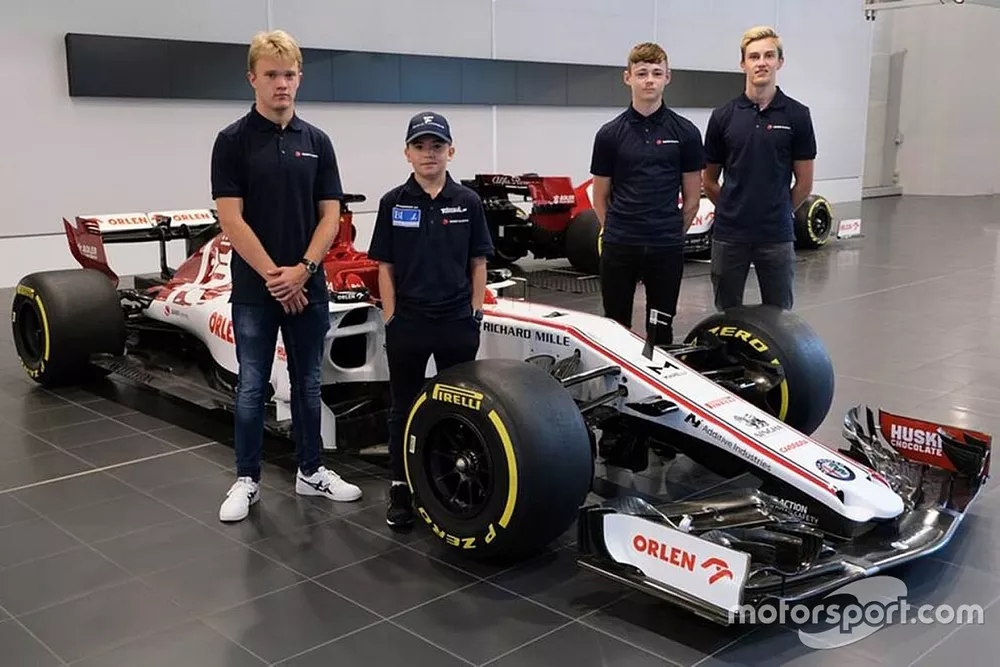 Sauber Academy group photo