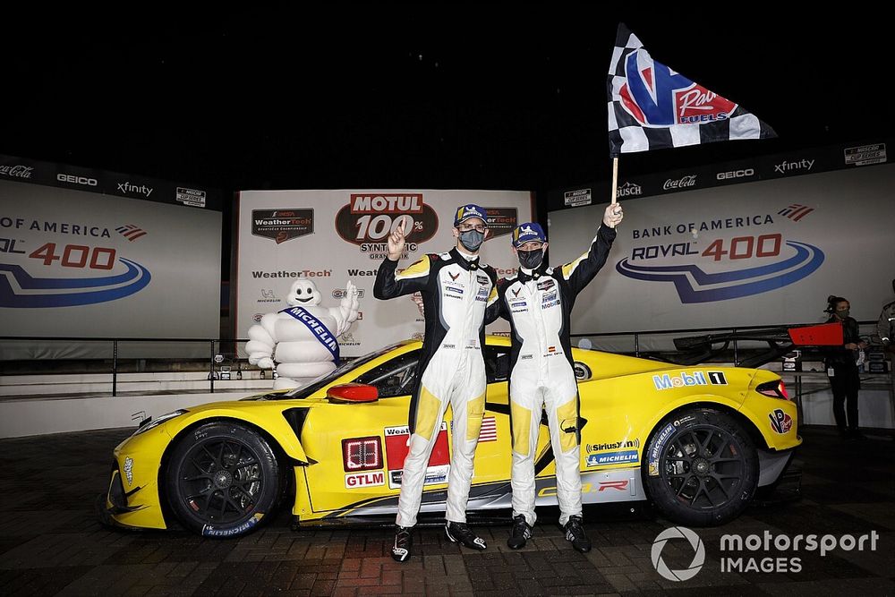 GTLM Race winners: #3 Corvette Racing Corvette C8.R, GTLM: Antonio Garcia, Jordan Taylor