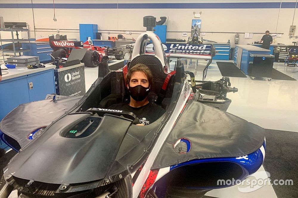 Antonio Felix da Costa visita las instalaciones de Rahal Letterman Lanigan