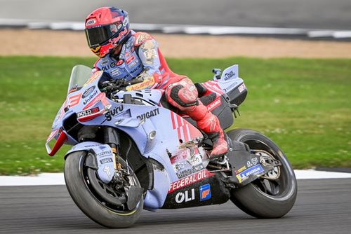 Márquez lamenta su caída en la carrera sprint en Silverstone
