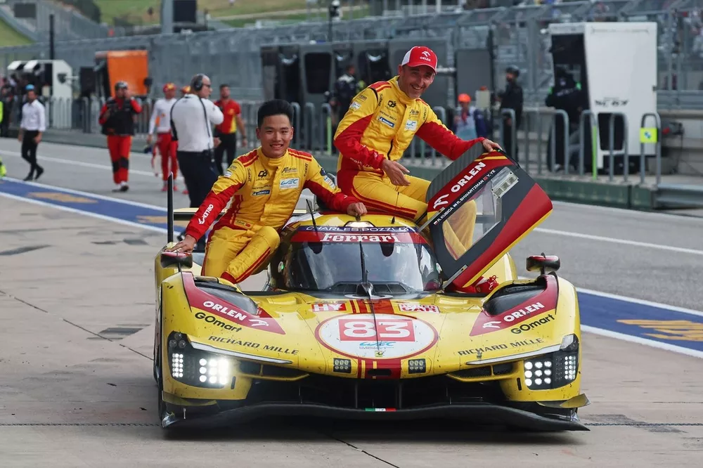 #83 AF Corse Ferrari 499P: Robert Kubica, Robert Shwartzman, Yifei Ye