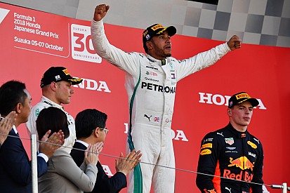 Hamilton apunta a su quinto campeonato tras ganar en Japón