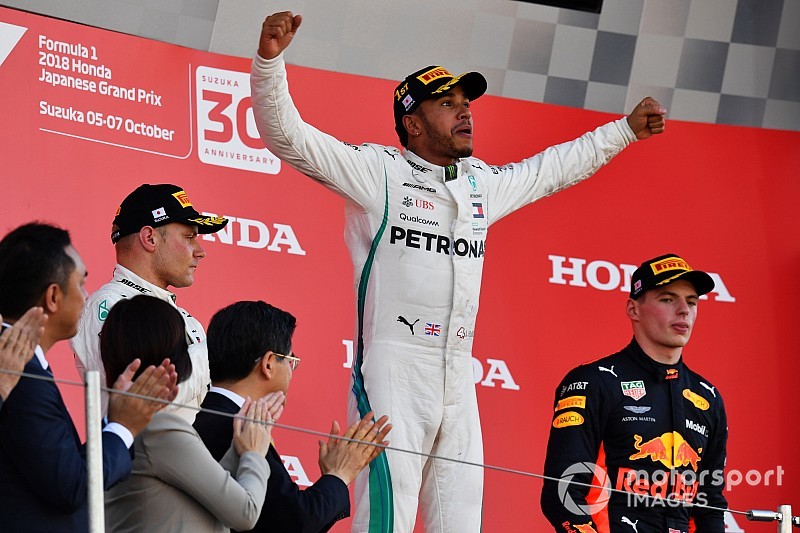 WK-stand: Hamilton mept Vettel K.O. in Japan