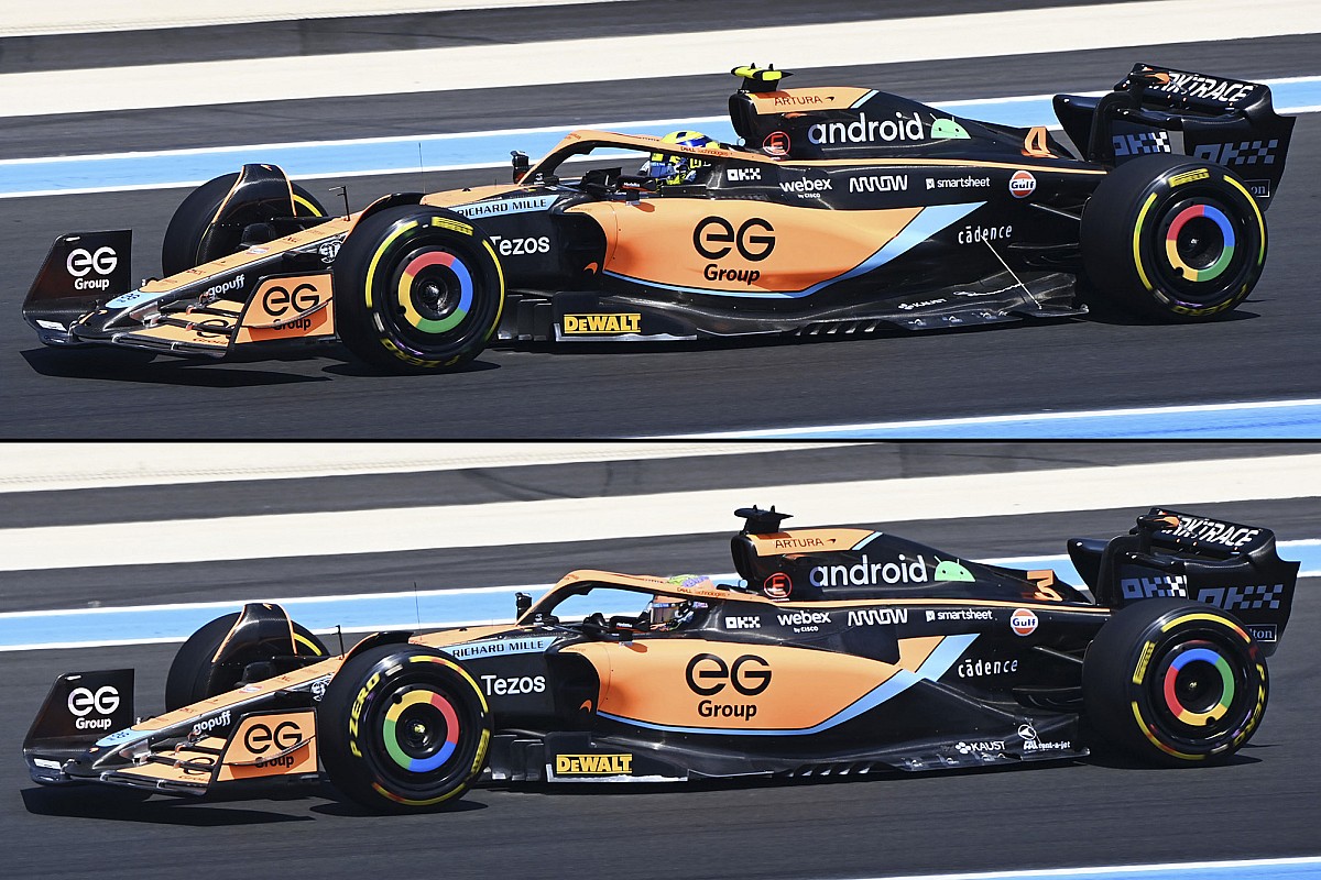 F1メカ解説｜マクラーレンもサイドポンツーンを”トレンド型”に