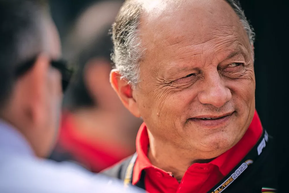 Fr&eacute;d&eacute;ric Vasseur, team principal et directeur g&eacute;n&eacute;ral de la Scuderia Ferrari 