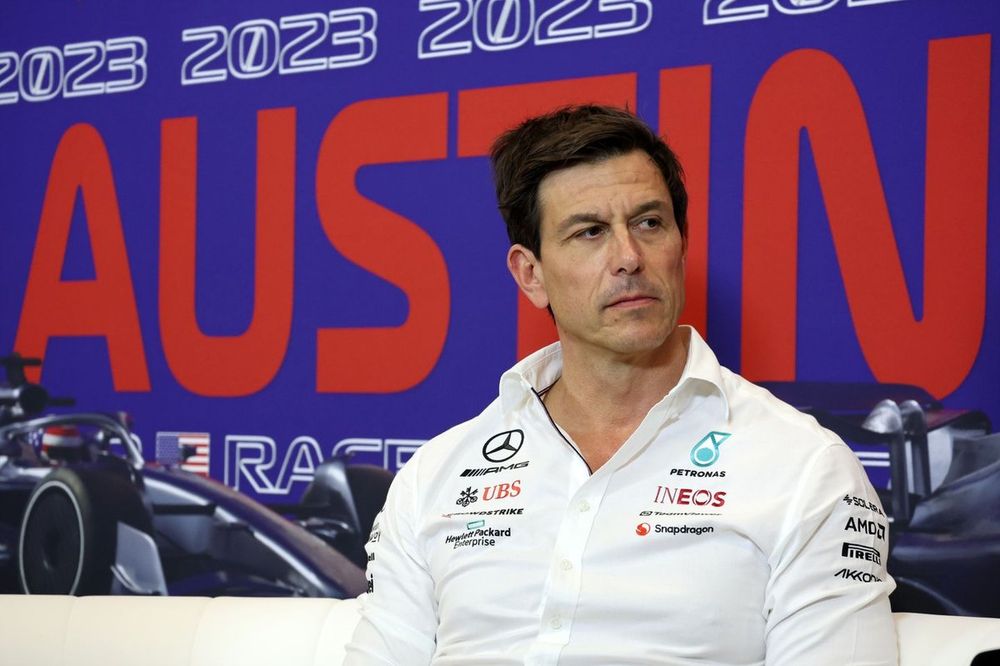 Toto Wolff, Team Principal and CEO, Mercedes-AMG, in the Team Principals Press Conference
