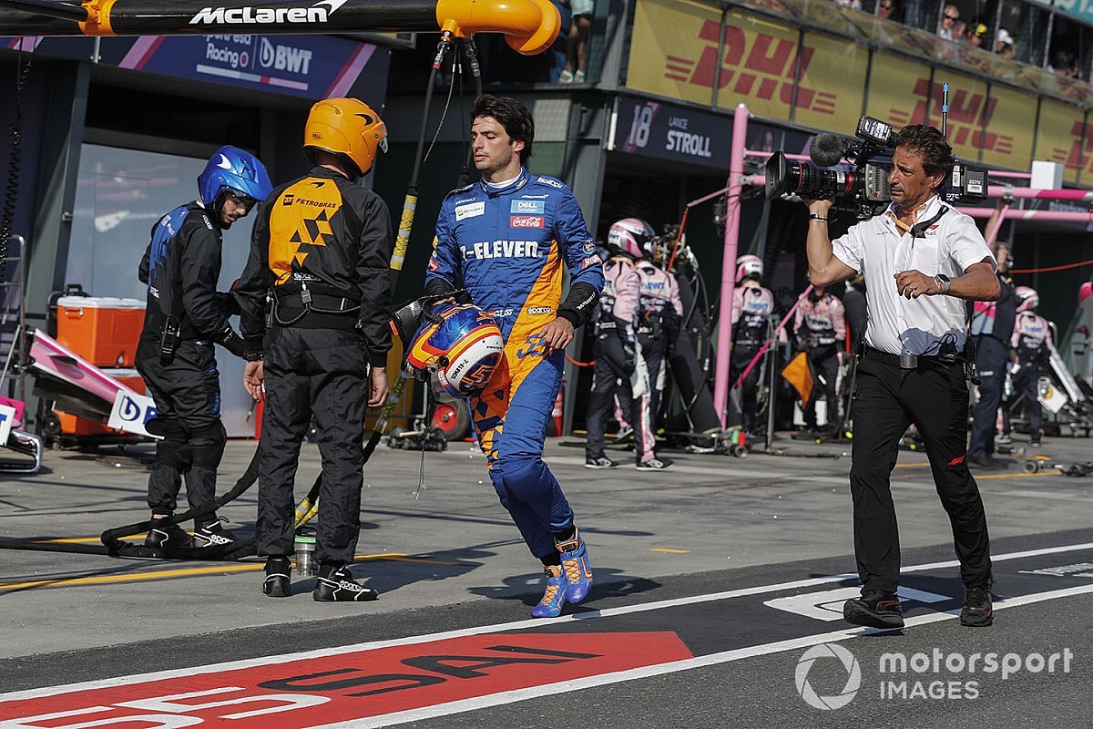 Sainz: Sorun MGU-K ile ilgili gibi görünüyor