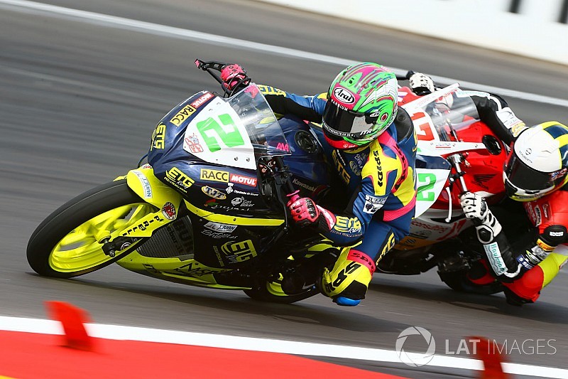 Carrasco first woman to win world championship bike race