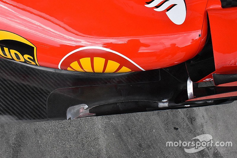Formel 1 2017: Ferrari verstärkt den Unterboden am SF70H