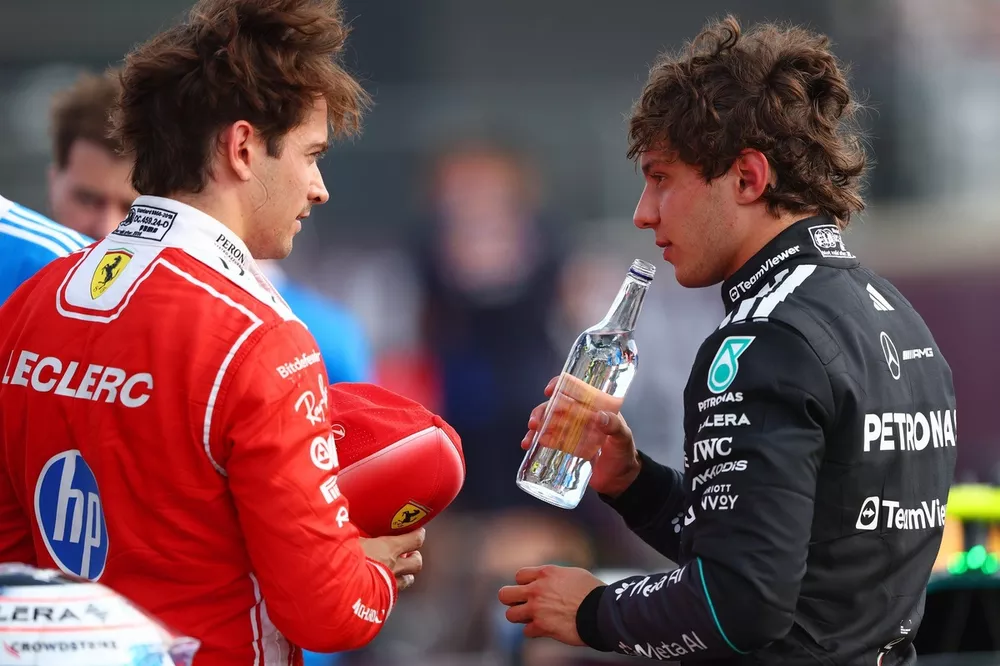 Charles Leclerc, Ferrari, Andrea Kimi Antonelli, Mercedes
