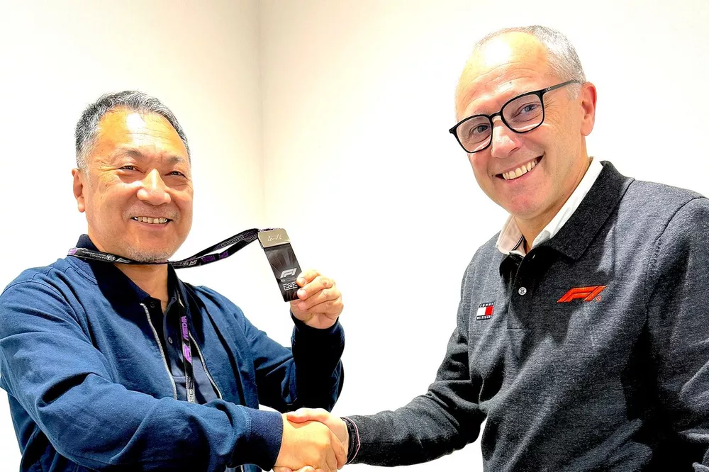 ステファノ・ドメニカリCEOと尾張正博氏
