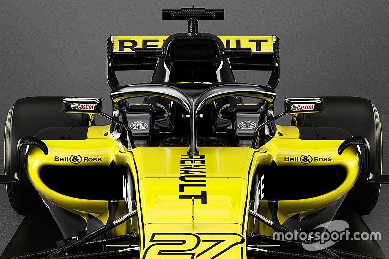 Renault F1 Team RS18 halo detail