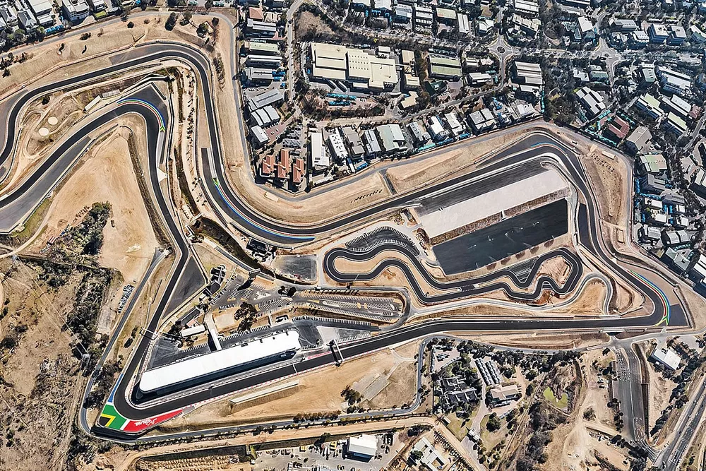 Vue a&eacute;rienne de Kyalami