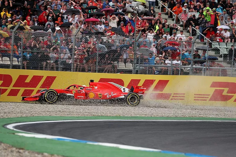 Accidente de Sebastian Vettel, Ferrari SF71H 
