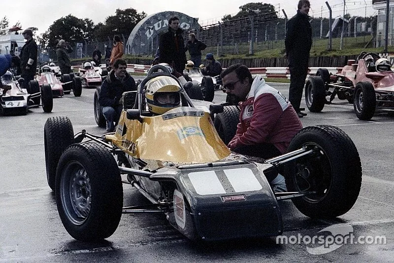 Domingos Piedade with Aytron Senna, Macau 1981