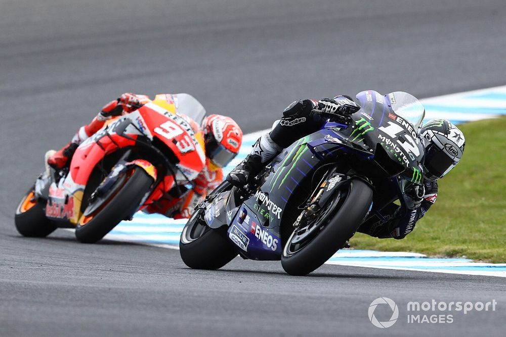 Maverick Vinales, Yamaha Factory Racing, Marc Marquez, Repsol Honda Team
