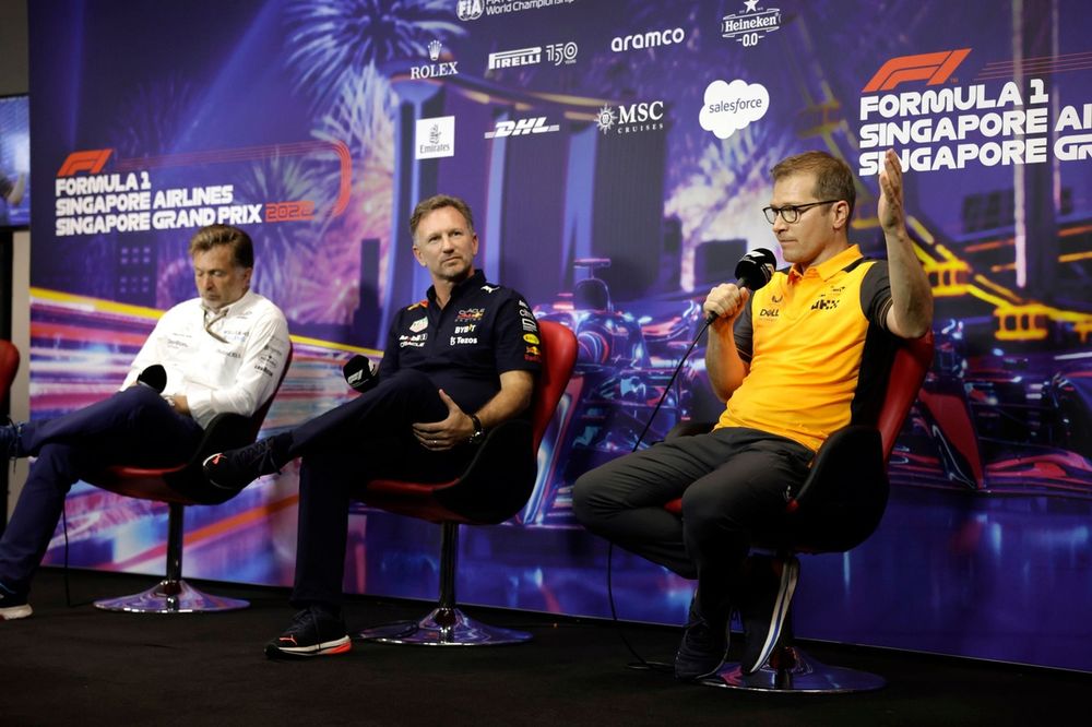 Press Conference Jost Capito, CEO, Williams Racing Christian Horner, Team Principal, Red Bull Racing Andreas Seidl, Team Principal, McLaren 