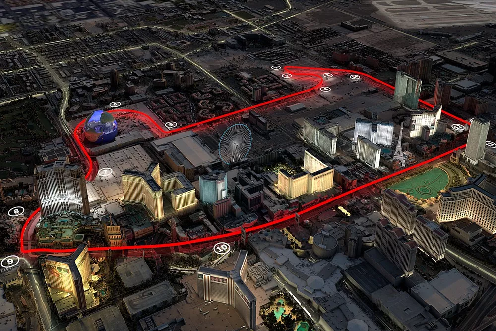 Le futur circuit de Las Vegas