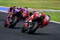 Bastianini: "Si hablamos de maniobras al límite, la de Martín no fue menos"