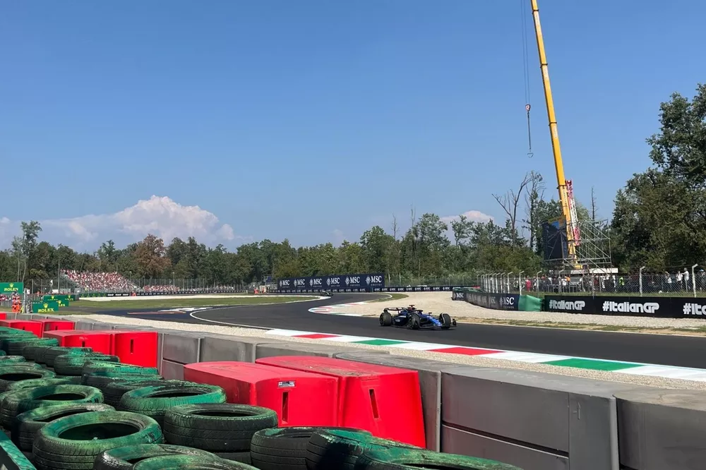 Los nuevos bordillos de Monza