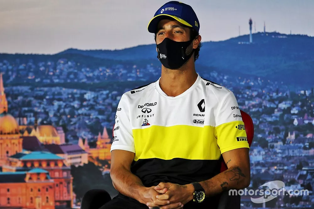Daniel Ricciardo, Renault F1 en conf&eacute;rence de presse