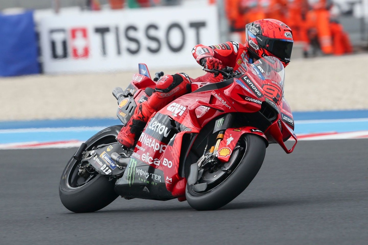 MotoGP Hungarian GP: Marc Marquez takes pole as Pedro Acosta falls